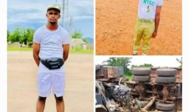 Corps member dies in a car accident after leaving Adamawa orientation camp