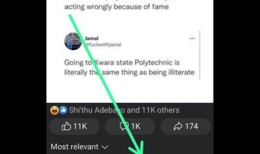 Shots fired!!! Kwara poly students, get in here