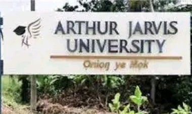 Arthur Jarvis University (AJU) admission form for the 2022/2023 academic session