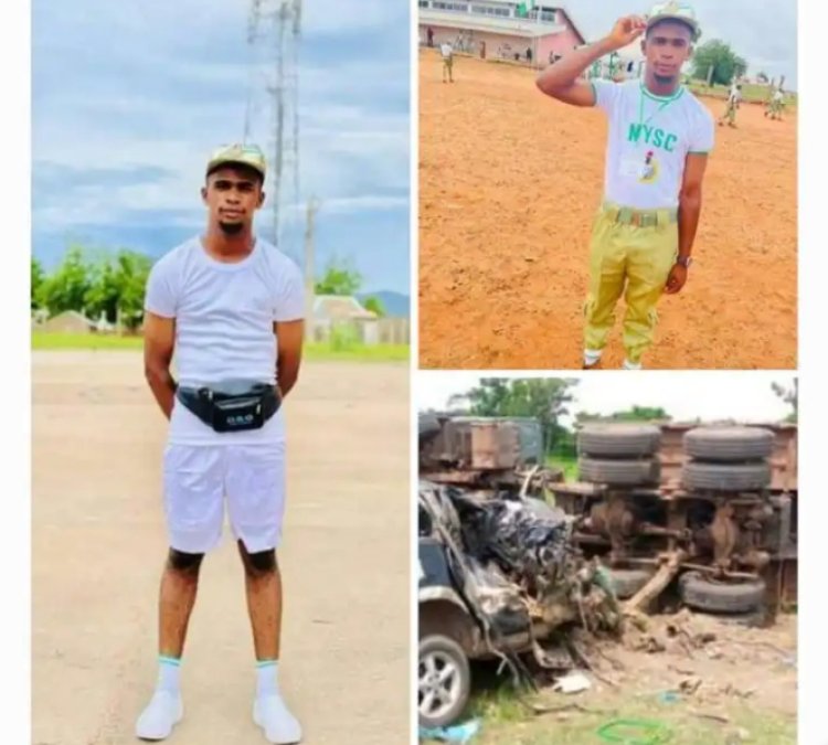 Corps member dies in a car accident after leaving Adamawa orientation camp