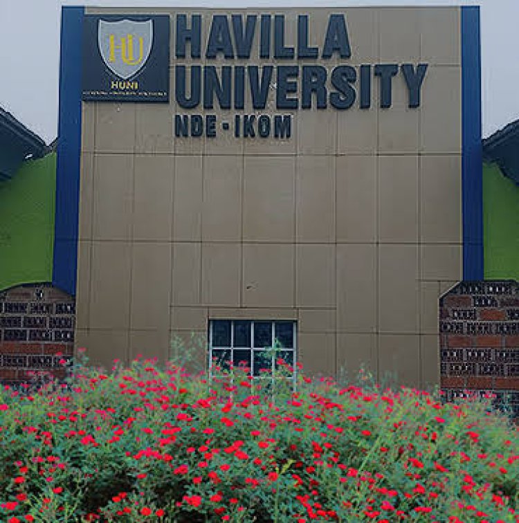 Havilla University Post-UTME Form for 2022/2023 Academic Session is out