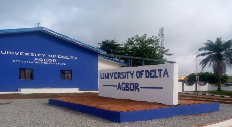 Delta State Education Commisioner, Prof. Patrick Muoboghare visits UNIDEL for evaluation