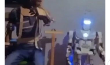Brilliant Student From Kano Builds Human-Controlled Robot