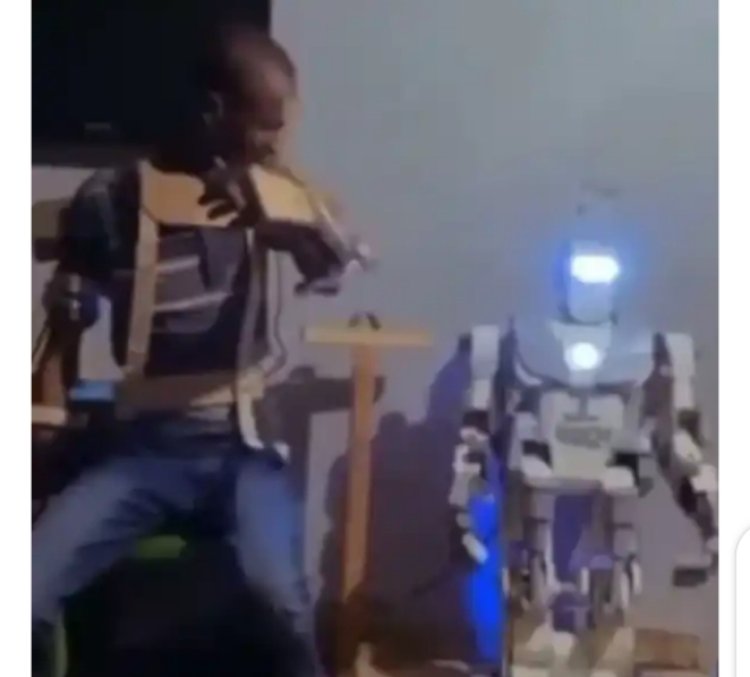 Brilliant Student From Kano Builds Human-Controlled Robot