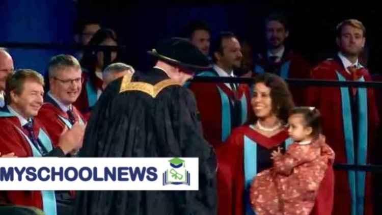 Young Mother bags PhD in Mechanical Engineering, despite her new responsibility as a mom she was able to excel in her program