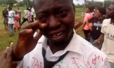 Law Students President broke into tears at his sign out in Kogi State University
