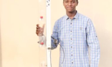 Meet Bilal Mustapha, A BUK Student Who Invents Water-Powered Rocket