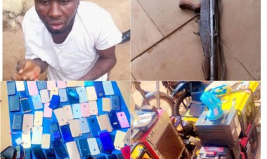 Police arrests armed robbers who attacked KWASU students, recover 87 phones