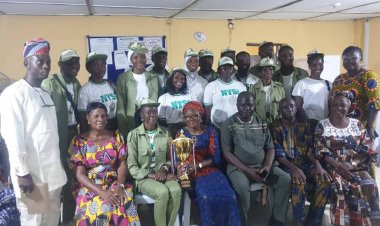 NYSC Osun State Coordinator Celebrates Dance and Drama Troupe In Grand Style