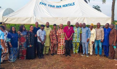 FULOKOJA VC Prof Akinwumi attends the burial of Registrar's mother Late Madam Dora Owoli Aiyu