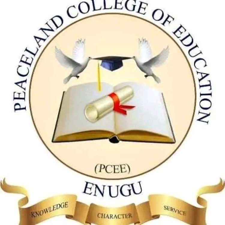 PeaceLand College of Education Admission form for the2022/2023 session