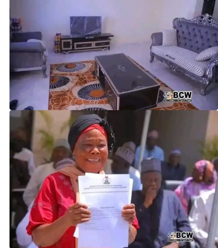 Governor Zulum gifts house to an Igbo woman who has served in Borno for 31 years