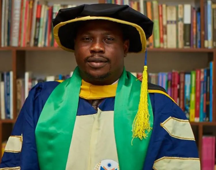 Prowess University USA confers Oyo State Commissioner for Youth and Sports, Honourable Seun Fakorede with honourary doctorate degree