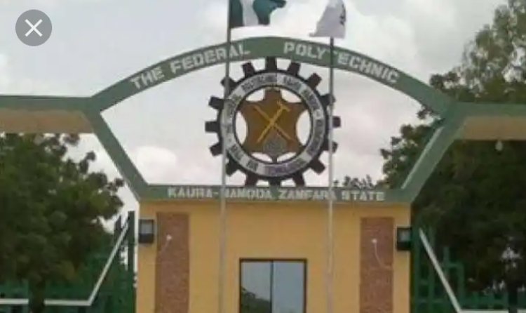Fed Poly Kaura, Namoda releases 4th batch ND admission list, 2022/2023