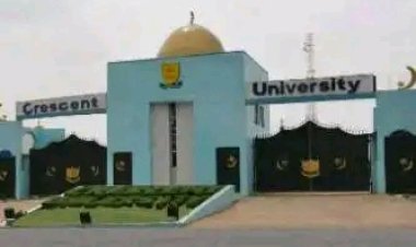 Crescent University issues notice on adjustment to 1st semester academic calendar for 2022/2023 session