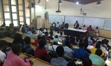 UNILAG Mathematics department orientes students at welcome back school programme