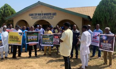 ASUU protests in UNILORIN over alleged 'casualization' of workers