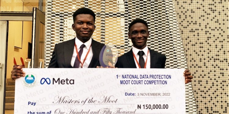 UNILAG Law Students emerge winners of 1st National Data Protection Moot Court Competition 2022