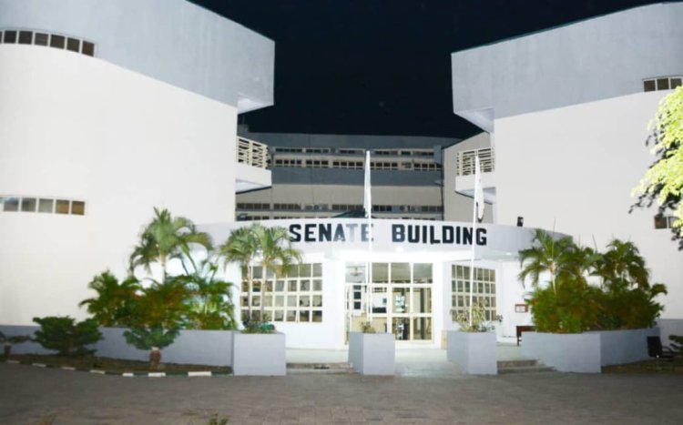 University Of Abuja UNIABUJA Senate Building at nightfall