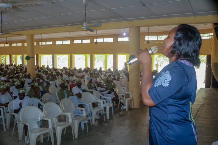 FOIA: Mrs. Catherine OtemuyiwaEnlightens NYSC Corps Members on their Rights