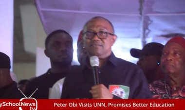 Aisha Yesufu Where are you UNN Students chant as Peter Obi Shutdown University of Nigeria