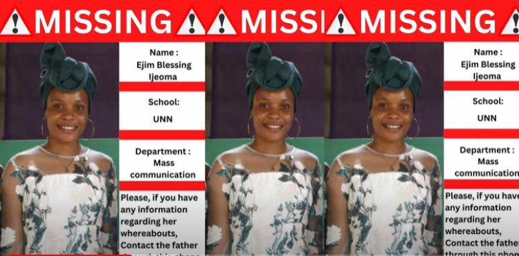 BREAKING NEWS: One Dead in UNN as Another Female Student is declared missing within Two Weeks of Resumption