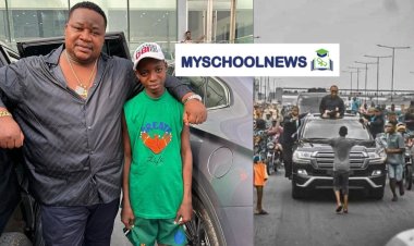 I will sponsor him from Jss2 to University Level" - Cubana Chiefpriest vows to sponsor Boy Who Stood In Front Of Obi’s Convoy In School