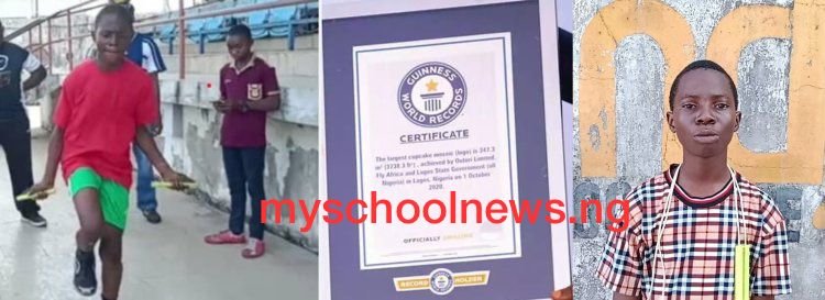 Nigerian Born Gbenga Ezekiel Enters Guinness World Records after 265 skips in One Minute