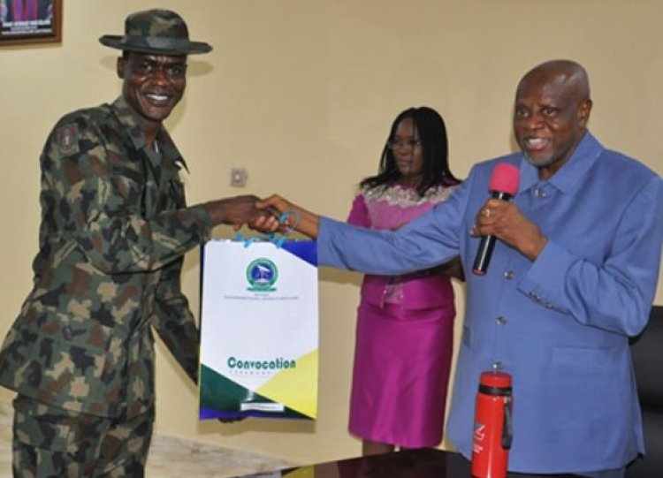 Nigerian Army Pledges to Stop Cultism, other Security Challenges in AE-FUNAI