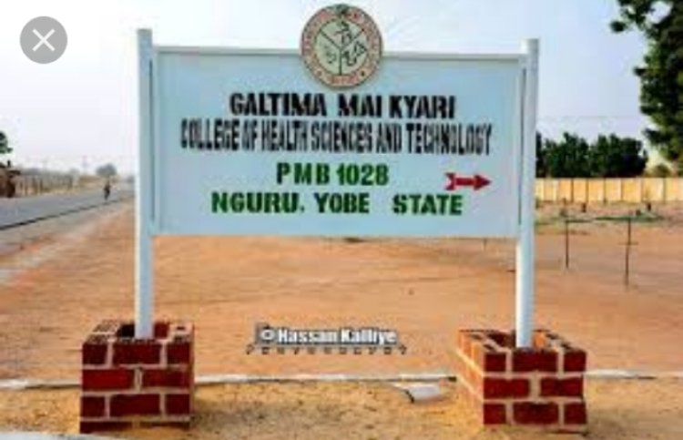 Galtima Mai Kyari College of Health Science and Technology, Nguru Releases Admission Form For 2023/2024