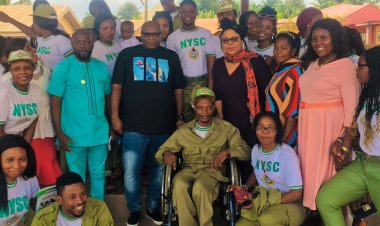 NYSC Donates WheelChair to Corps Member, Arinzechukwu Gerald