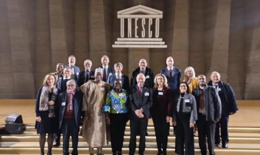 UNIABUJA VC Prof Abdul Na'Allah, Pictured with Administrative Board of International Association of Universities
