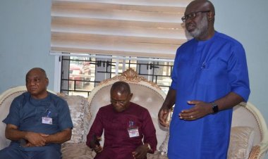 BSU VC Prof Joe Iorapuu pays a condolence visit to family of Justice A.P Utsaha