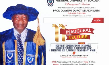 FULOKOJA Holds 11th Inaugural Lecture, topic Biodiversity Conservation For Sustainable Economic Development In A Post COVID-19 Era