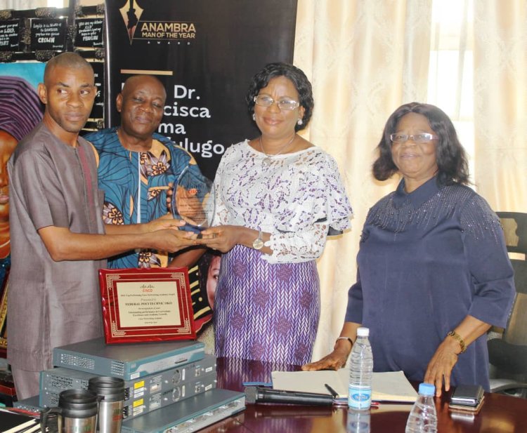 FED. POLY OKO wins CISCO Outstanding Award in ICT