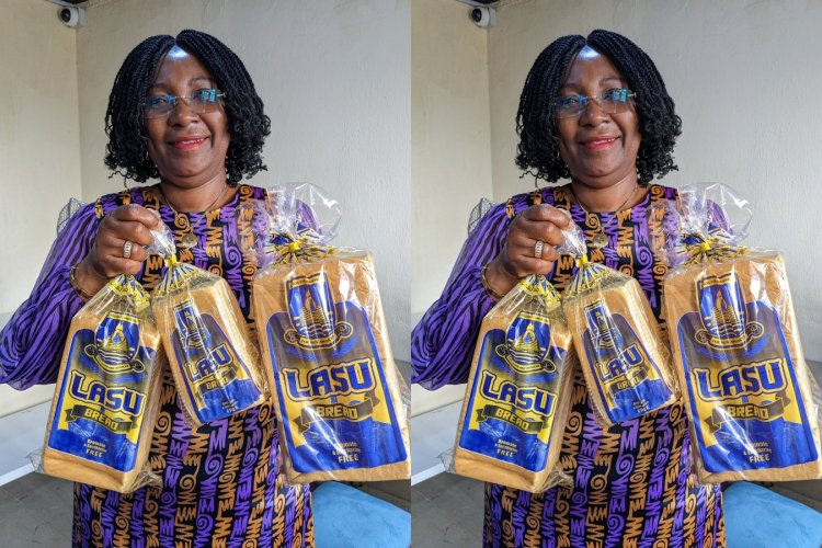 LASU VC Prof. Ibiyemi Olatunji Bello Launches Bread Factory,  leads Members of Management to Patronise Product