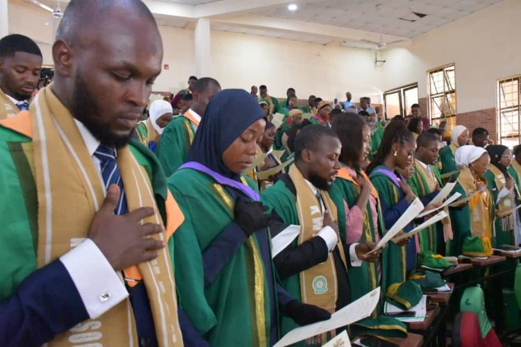 KWASU Inducts 111 Newly Qualified Medical Laboratory Scientists as 4 Students Bag  First Class Honours