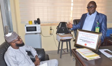 FULafia Director, Centre for Energy Studies Prof. Kwon-Ndung Bags “Award of Excellence 2023''