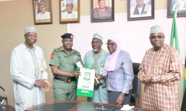 Nigerian Army College of Education Provost Sani Ibrahim Visits Kwara State University VC Prof. Shaykh Luqman Jimoh