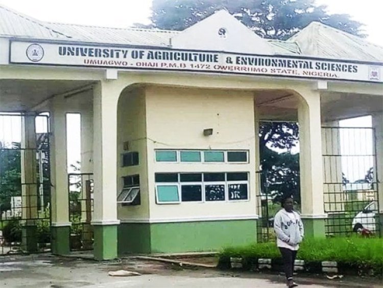 University of Agriculture and Environmental Sciences Notice to All JAMBITES