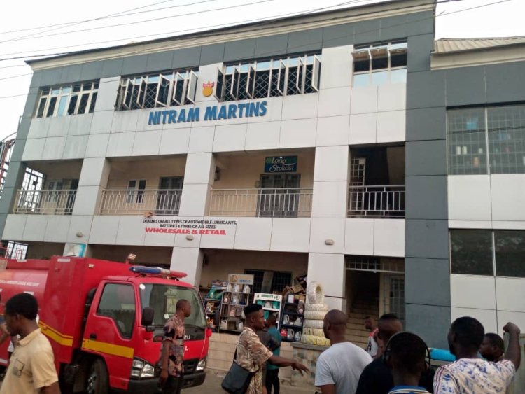 Fulokoja Fire Service  timely intervenes on building/shopping complex with multimillion Naira investment