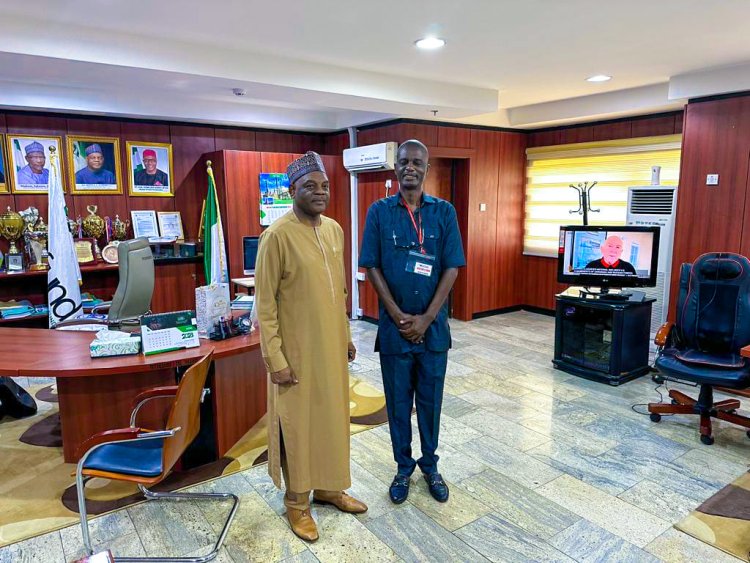 Federal University Lokoja VC Prof. Olayemi Akinwumi Visits TETFund Boss Sonny Echono