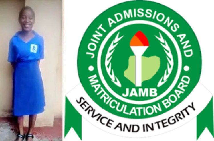 15 Years Old Okaforagu Favour scores 369 in JAMB UTME Exam