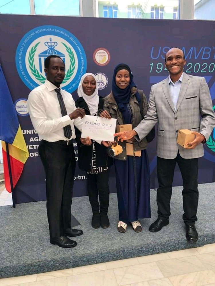 ABU Team Wins at Global Student Project Contest in Romania