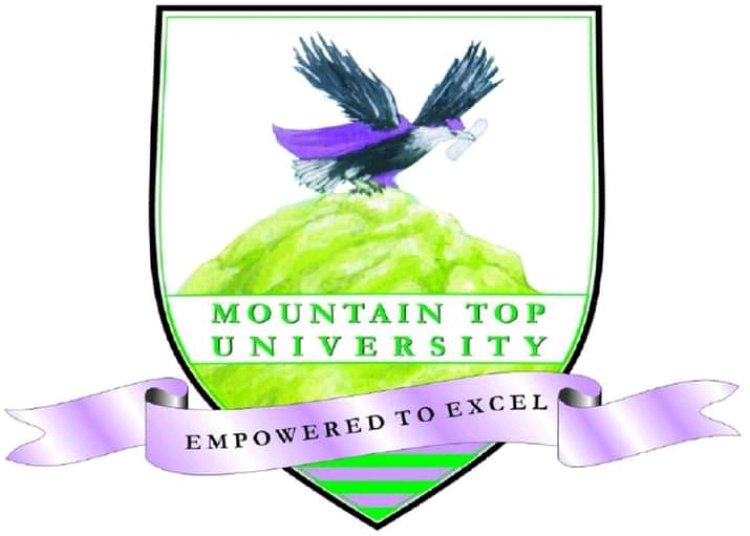 Mountain Top University admission form for 2023/2024 session