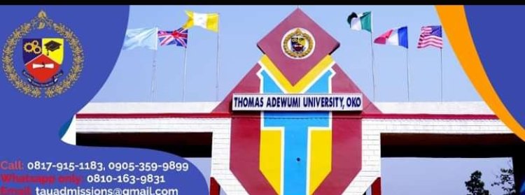 Thomas Adewumi University gets approval to admit candidates for IJMB programme