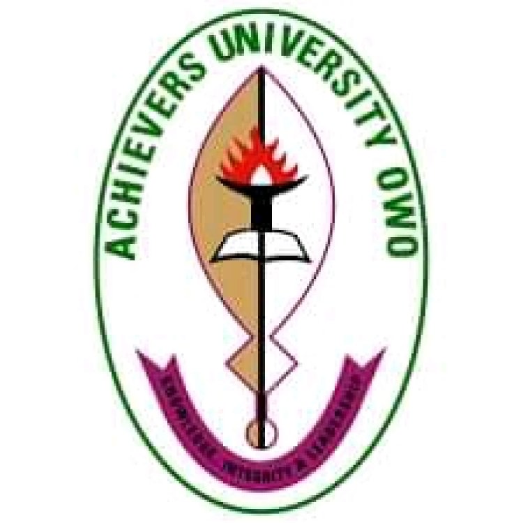 Achievers University Flexible Academic Programmes (AU-FAP) Admission form for 2023/2024 session