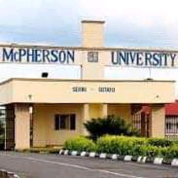 Mcpherson University Postgraduate Admission form for 2023/2024 session