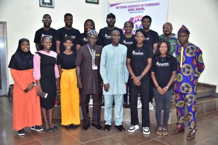 Enactus FUTA Visits New Deputy Vice-Chancellors