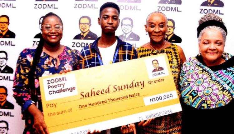 LASU Student Saheed Sunday Wins ZODML Poetry Challenge 2023